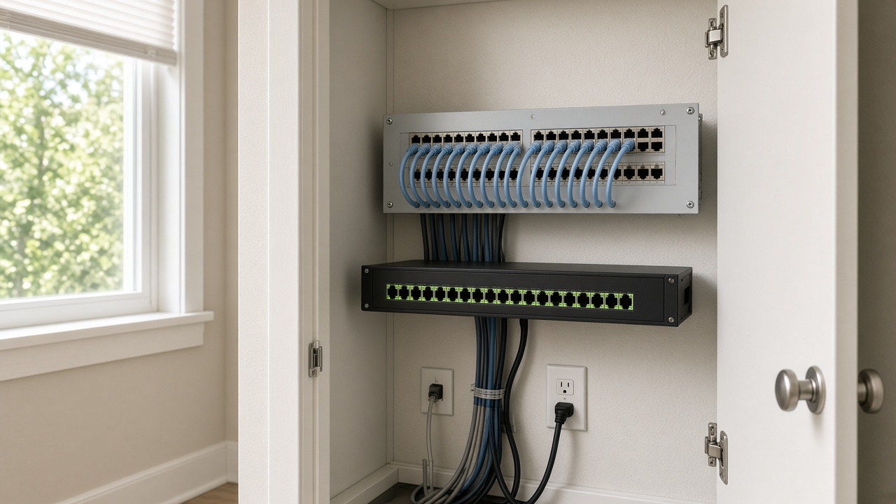 Network cabling in Tinley Park, Illinois