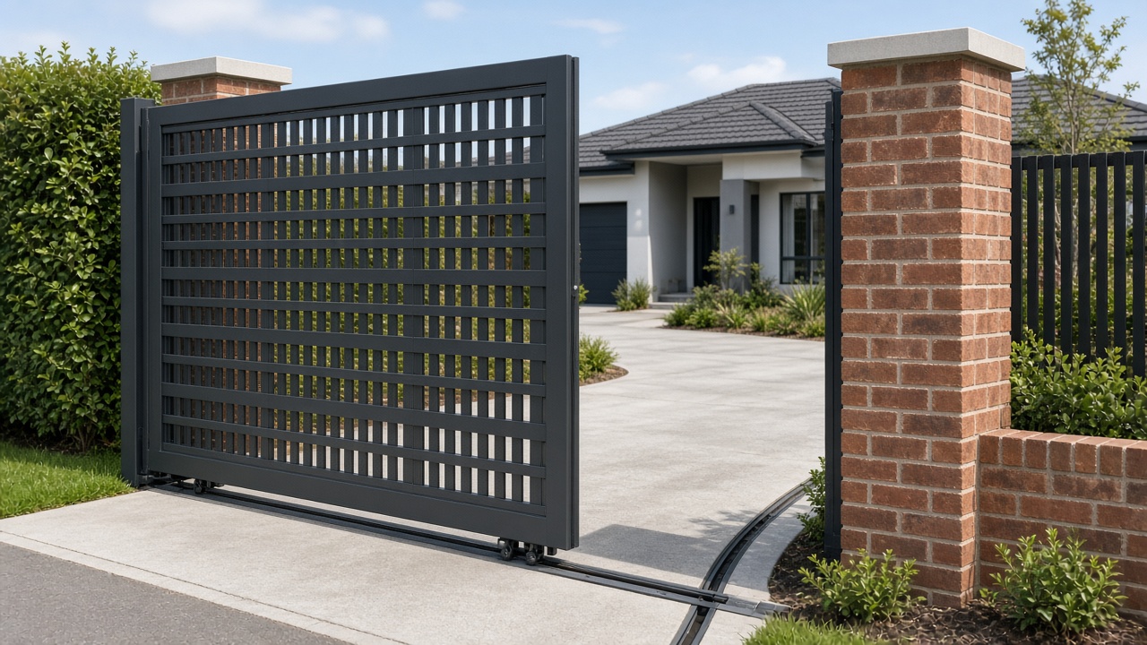 Sliding automatic gate in Canton, Ohio